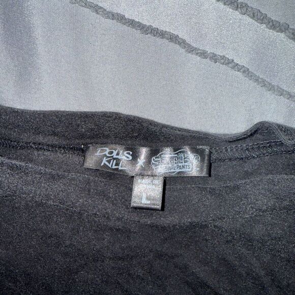 Dolls Kill X SpongeBob Gooey Goobers 1999 Tour Oversized Shirt L - Picture 4 of 8